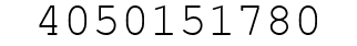 Number 4050151780.