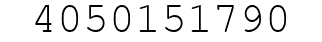 Number 4050151790.