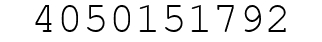 Number 4050151792.