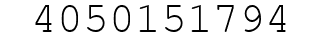 Number 4050151794.