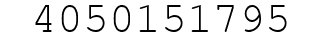 Number 4050151795.