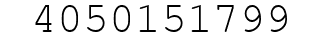 Number 4050151799.