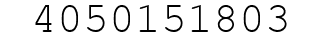 Number 4050151803.
