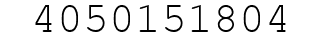 Number 4050151804.