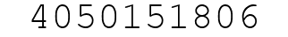 Number 4050151806.