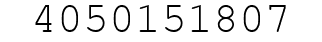 Number 4050151807.