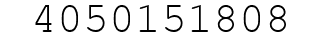 Number 4050151808.