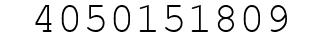 Number 4050151809.