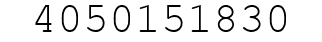 Number 4050151830.