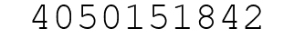 Number 4050151842.