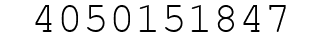 Number 4050151847.