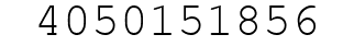 Number 4050151856.
