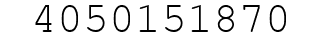 Number 4050151870.