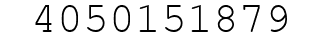 Number 4050151879.