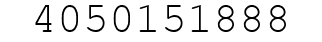 Number 4050151888.
