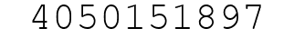Number 4050151897.