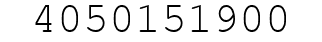 Number 4050151900.