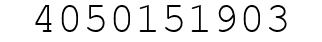 Number 4050151903.