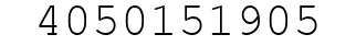 Number 4050151905.