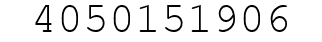 Number 4050151906.