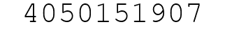 Number 4050151907.