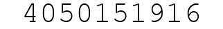 Number 4050151916.