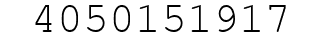Number 4050151917.