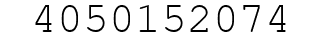 Number 4050152074.