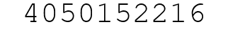 Number 4050152216.