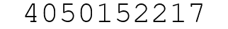 Number 4050152217.