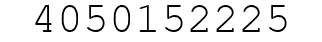 Number 4050152225.