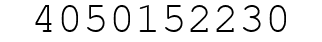 Number 4050152230.