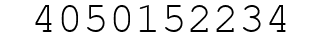 Number 4050152234.