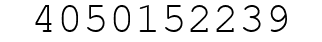 Number 4050152239.