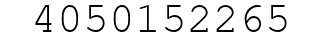 Number 4050152265.
