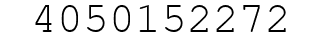 Number 4050152272.
