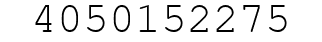 Number 4050152275.