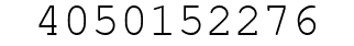 Number 4050152276.