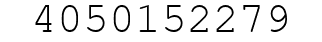 Number 4050152279.