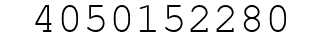 Number 4050152280.