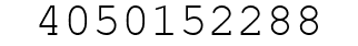 Number 4050152288.