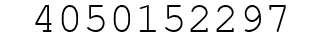Number 4050152297.