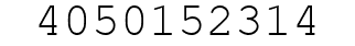 Number 4050152314.