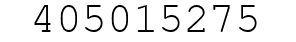 Number 405015275.
