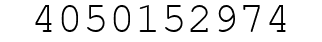 Number 4050152974.