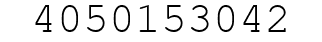 Number 4050153042.