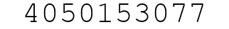 Number 4050153077.