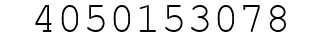 Number 4050153078.