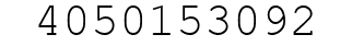Number 4050153092.