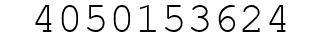 Number 4050153624.